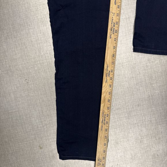 NYDJ Womens Size 12  Blue Denim Ankle Skinny Fit Stretch Legging Pant Trouser - Picture 8 of 9